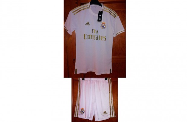 Real Madrid eredeti adidas fehr arany 2019-2020 mez szett (XS)