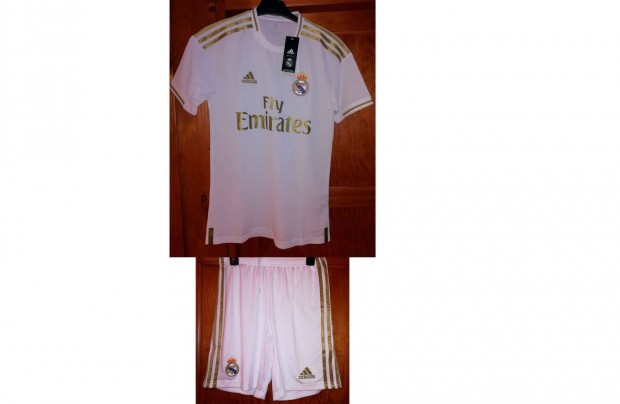 Real Madrid eredeti adidas fehr arany 2019-2020 mez szett (XS)