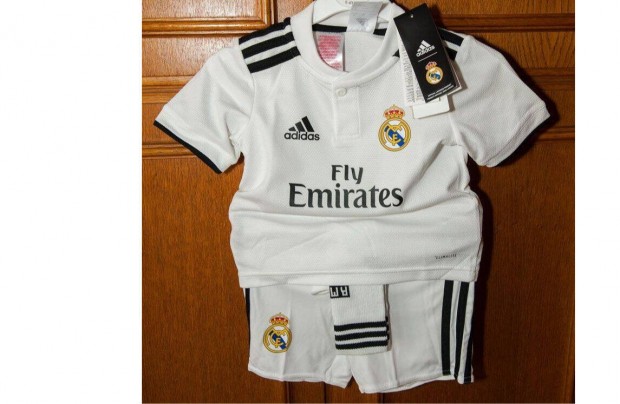 Real Madrid eredeti adidas fehér baby szett (92-os)