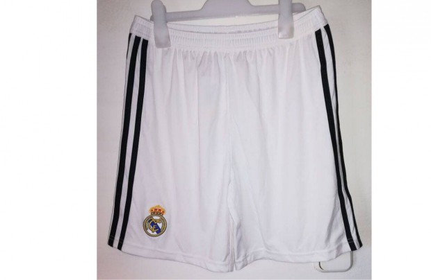 Real Madrid eredeti adidas fehr fekete rvid nadrg (XL, 176)