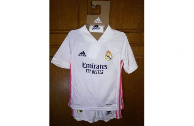 Real Madrid eredeti adidas fehr pink gyerek mez szett (110)