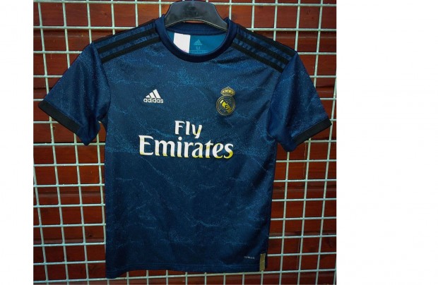 Real Madrid eredeti adidas kék arany gyerek focimez (M, 152)