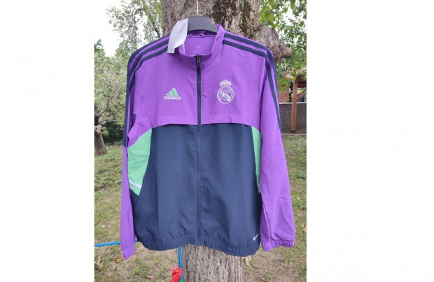 Real Madrid eredeti adidas lila kk cipzras fels (XL, 176)