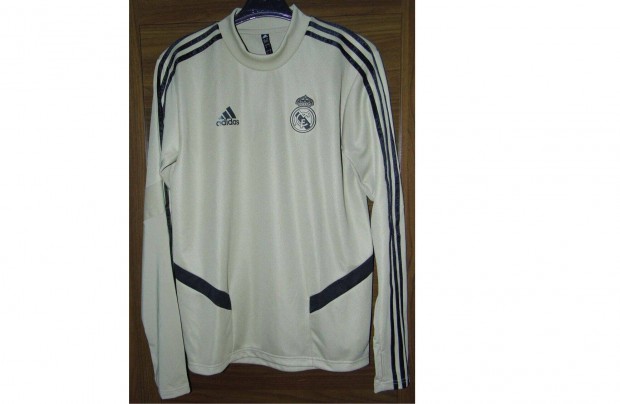 Real Madrid eredeti adidas magas nyak drapp fels (S)