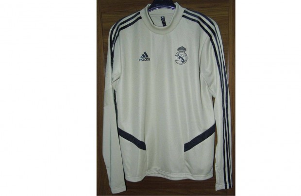 Real Madrid eredeti adidas magas nyak drapp fels (S)