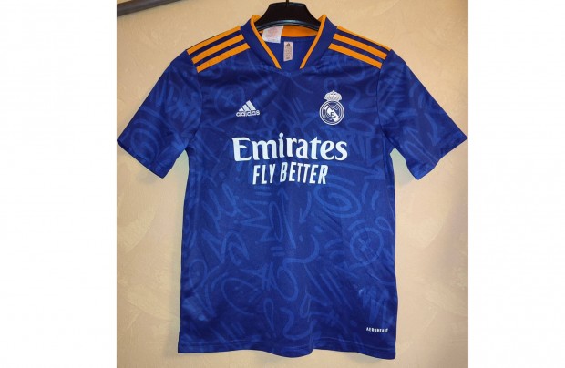 Real Madrid eredeti adidas narancssrga kk 2021 gyerek mez (152)