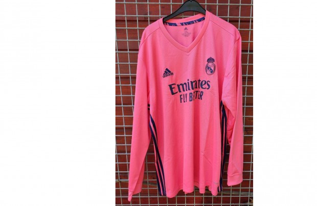 Real Madrid eredeti adidas pink hossz ujj mez (2XL)