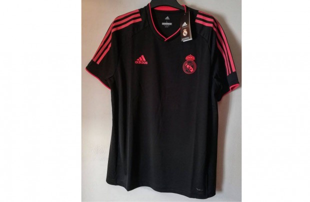 Real Madrid eredeti adidas piros fekete mez (XL)