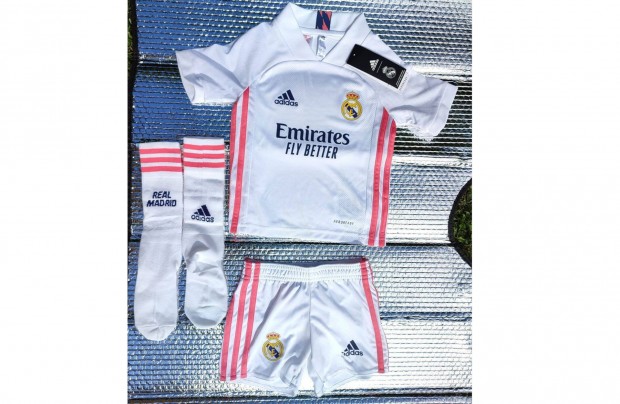 Real Madrid fehér pink eredeti adidas baby szett (92)