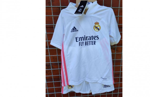 Real Madrid fehér pink eredeti adidas gyerek szett (2XS, 116)