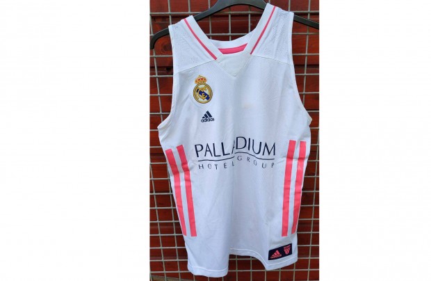 Real Madrid fehér pink eredeti adidas kosaras mez