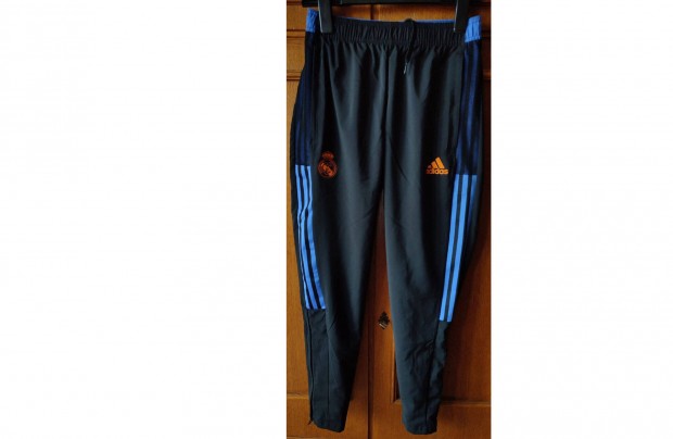 Real Madrid fekete kék eredeti adidas hosszú nadrág (S)