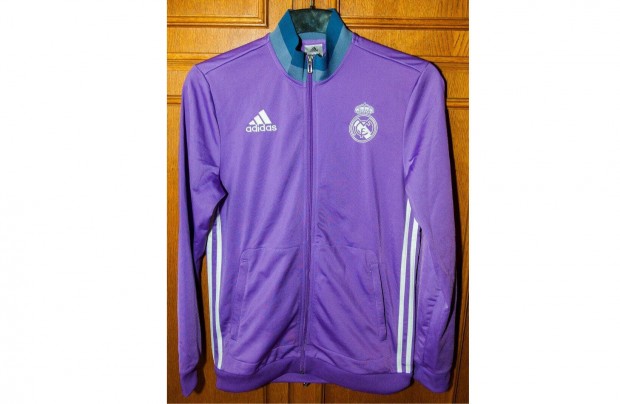 Real Madrid lila eredeti adidas pulóver (XL, 176)