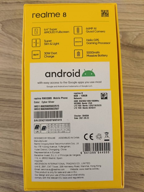 Realme 8 6/128GB