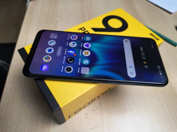 Realme 9 Pro+ krtyafggetlen mobiltelefon, j llapotban garancival