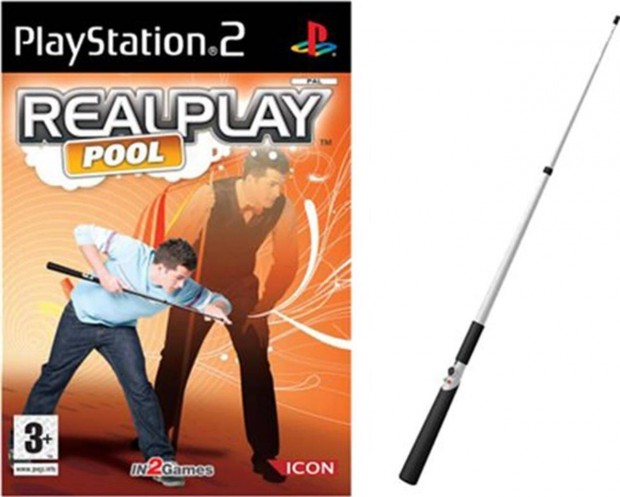 Realplay Pool + Controller eredeti Playstation 2 jtk