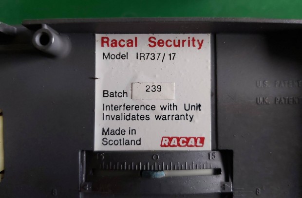 Recal Security.Model IR737 / 17+.DSC. Dual-tech Detector. 