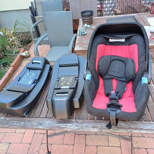 Recaro Privia gyerek autsls + 2db Recaro Fix Base bzistalp