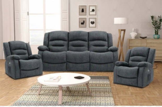 Recliner 3+1+1 garnitra 