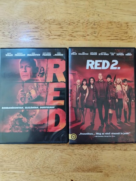 Red 1-2 jszer dvd Bruce Willis 