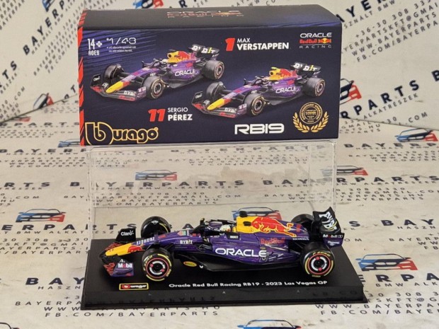 Red Bull RB19 F1 #1 (2023) - Las Vegas - Max Verstappen - PILTVAL -