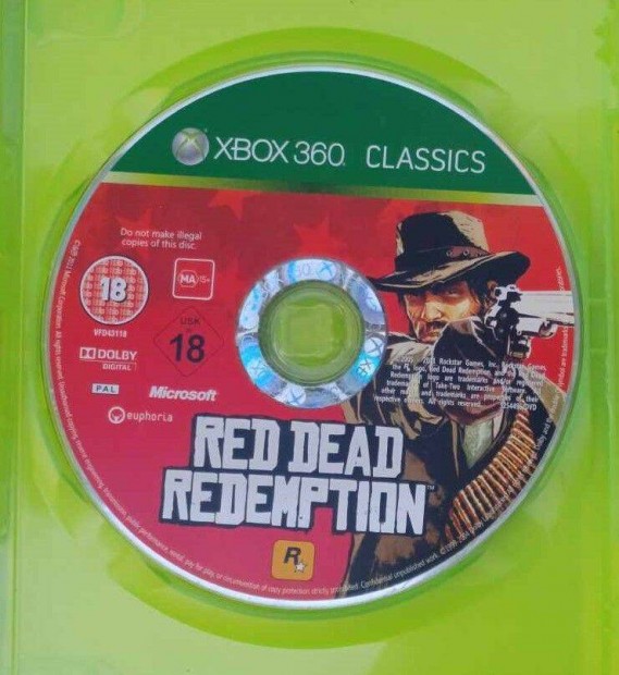 Red Dead Redemption Classic Xbox 360 / Xbox One Jtk