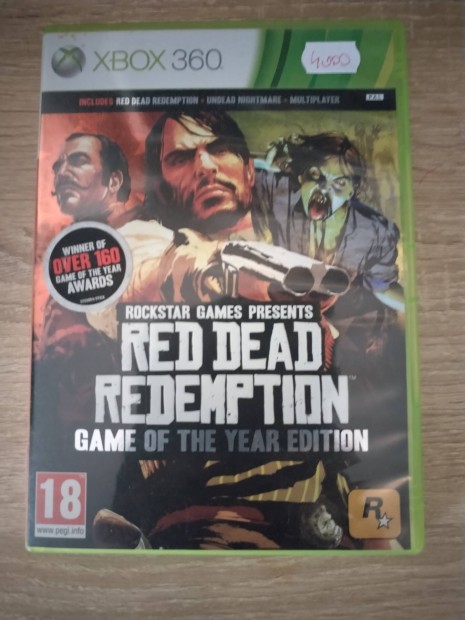 Red Dead Redemption+Zombie Xbox 360 jtk 