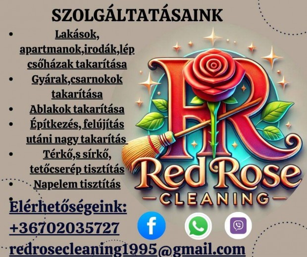 Red Rose Cleaning Takarts Veszprm 