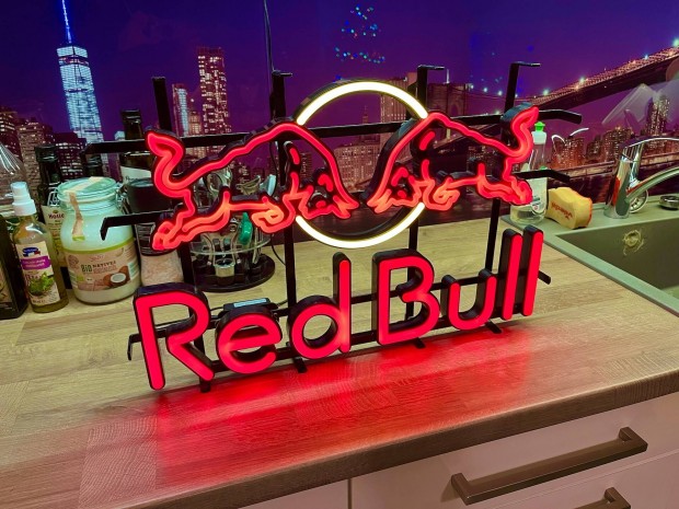 Red bull neon reklm 