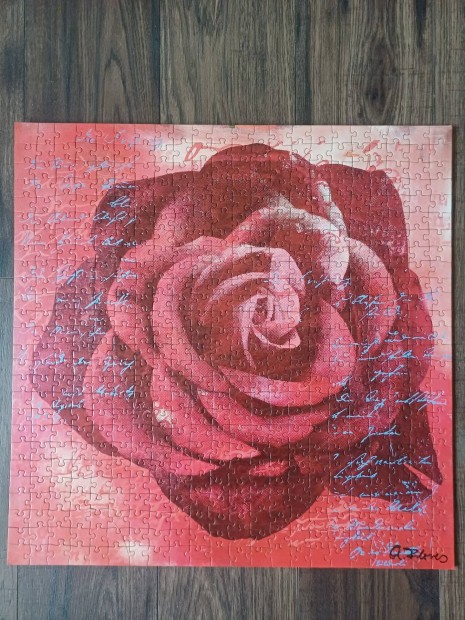 Red rose puzzle kp 50x50 cm