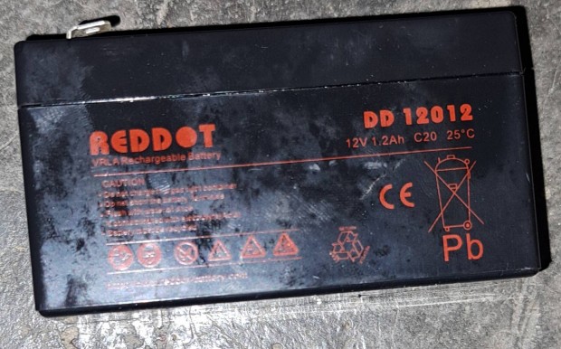 Reddot 12v 1.2 ah aksi