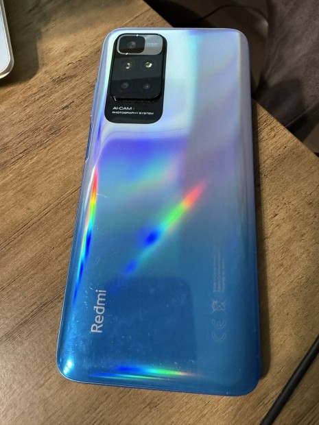 Redmi 10 128 gb 5 ram újszerű Kék hátlap