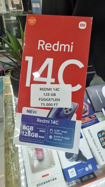 Redmi 14C, 128GB ,Fggetlen, Akci 