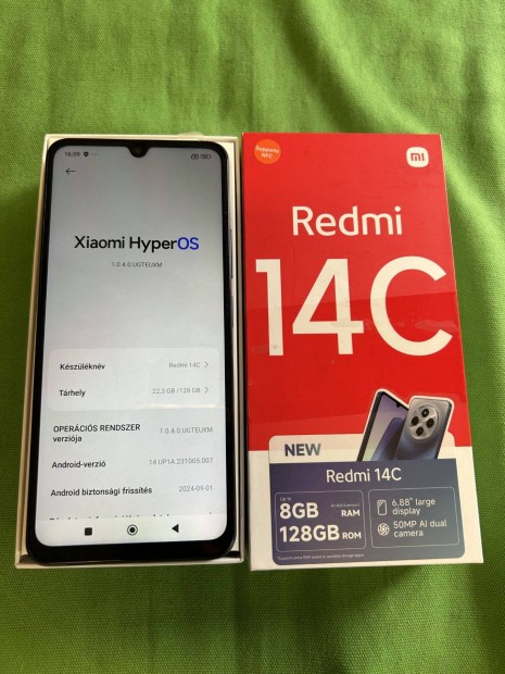 Redmi 14c mobiltelefon 8/128
