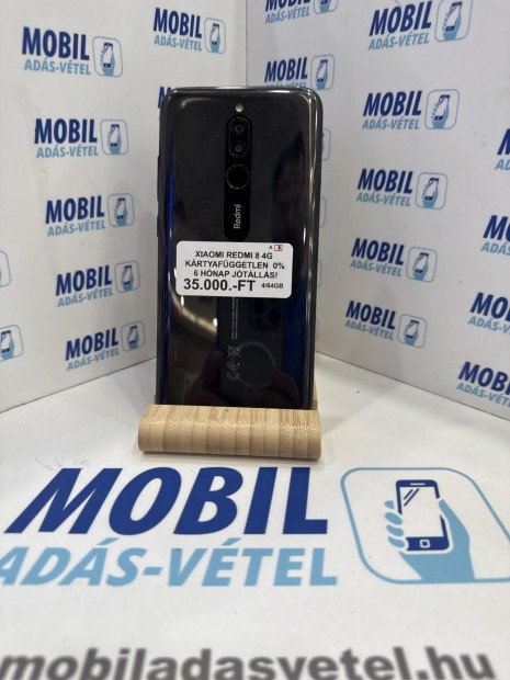 Redmi 8 Kártyafüggetlen 64 GB, 12 hó garancia