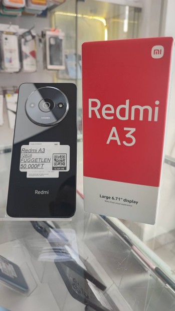 Redmi A3-128GB-Krtyafggetlen j 0 Perces