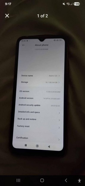 Redmi C12 telefon