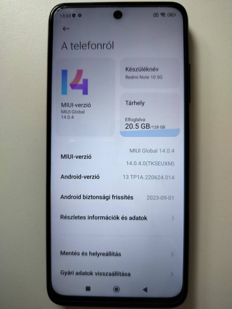 Redmi Note 10 5G krtyafggetlen dual-sim