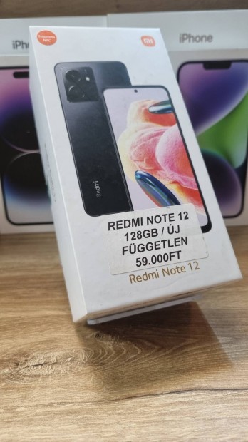 Redmi Note 12 j 128GB Fggetlen Akci 