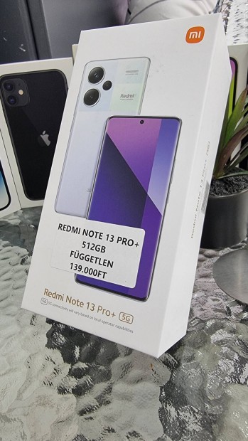 Redmi Note 13 Pro PLUS 512GB Fggetlen Akci 