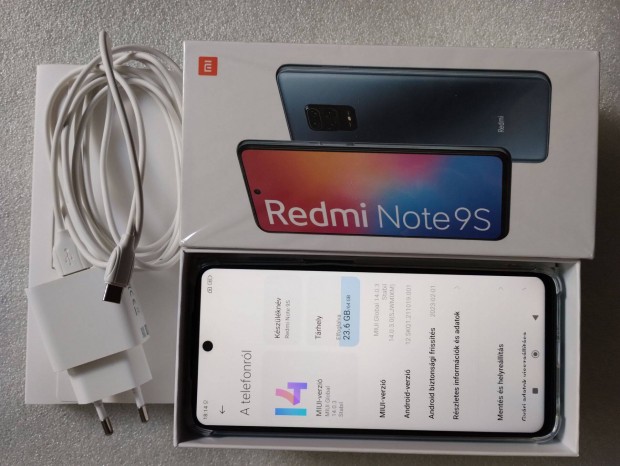 Redmi Note 9 4/64 Gb / szp s dobozos
