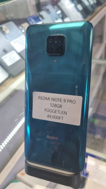 Redmi Note 9 pro 128gb fuggetlen