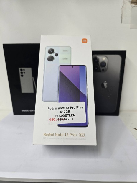 Redmi note 13 pro plus, 512GB, fggetlen Uj bontatlan 