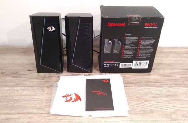 Redragon Anvil GS520 2.0 gamer PC hangfal RGB LED USB jszer hibtlan