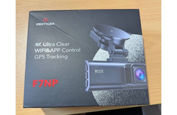 Redtiger F7NP 4K+FHD elülső-hátsó fedélzeti kamera
