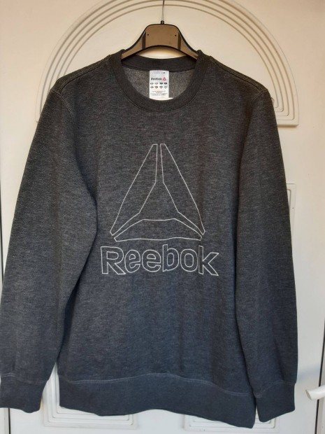 Reebok S-es szrke pamut frfi pulver