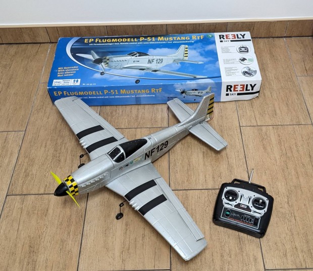 Reely P-51 Mustang ngy csatorns RC repl