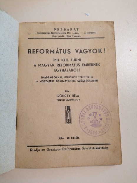 Reformtus vagyok