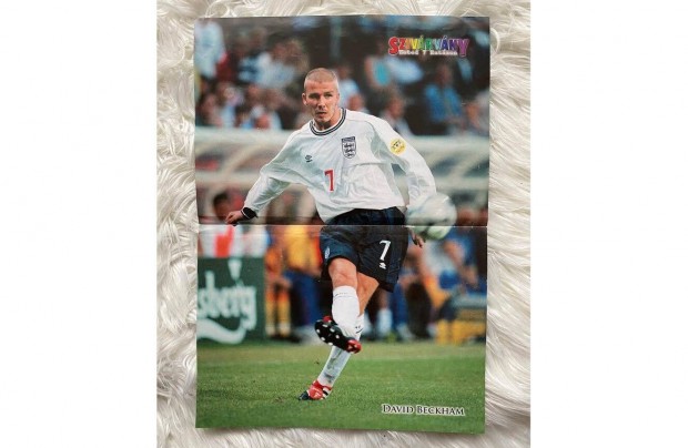 Rgebbi David Beckham poszter 42x28 cm