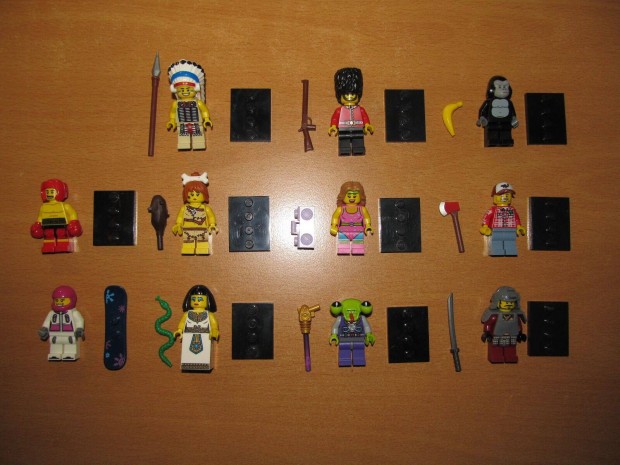 Rgebbi Lego minifigura kupac egyben - 3. s 5. sorozat